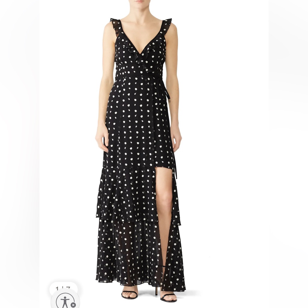 New Anthropologie Hutch Georgia Maxi Dainty Daisies Dress